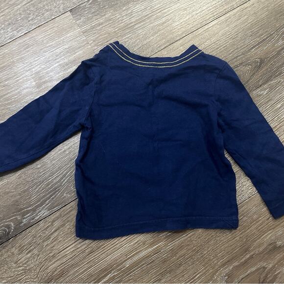 Crazy 8 Baby 12-18M “Thar She Blows” Whale Long Sleeve Shirt - Picture 4 of 4